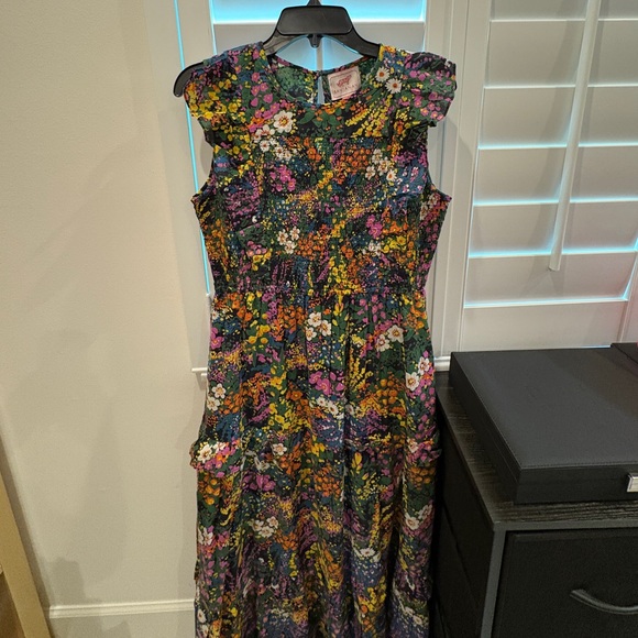 Banjanan Iris Dress in Loki’s Garden Black Size XL - Picture 4 of 14